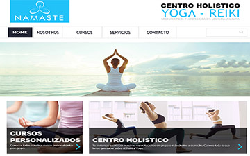 Namaste - Centro Holistico - PIXELES DESIGN